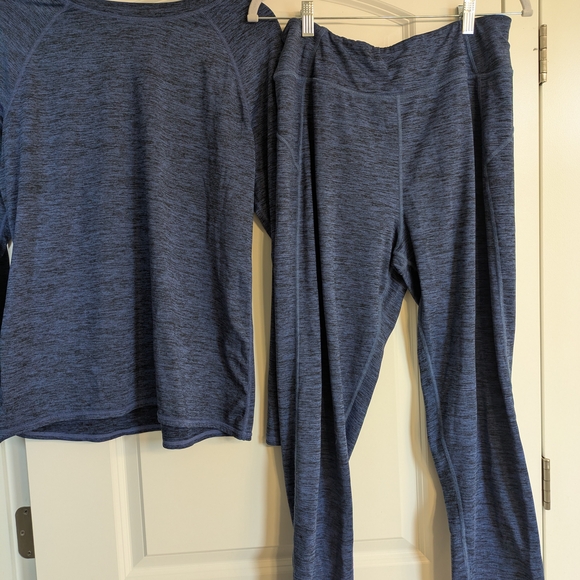 Cuddl Duds Women's Blue Loungewear Set - Picture 1 of 3